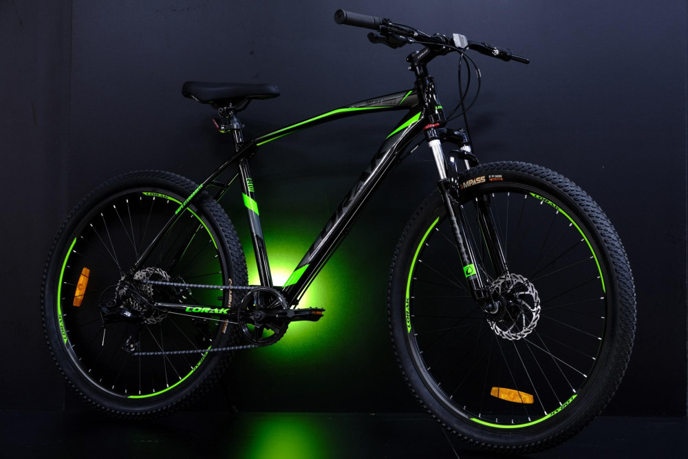 LORAK Safe 27,5 Cassete Чёрный/Зелёный 19р (на рост 171-182)