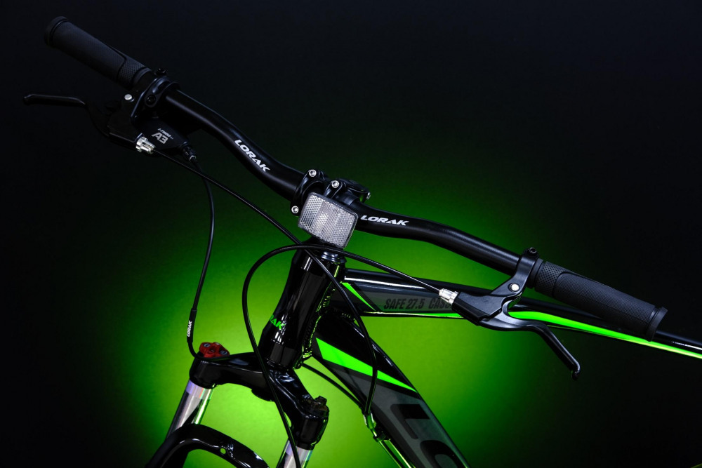 LORAK Safe 27,5 Cassete Чёрный/Зелёный 21р (на рост 183-190)