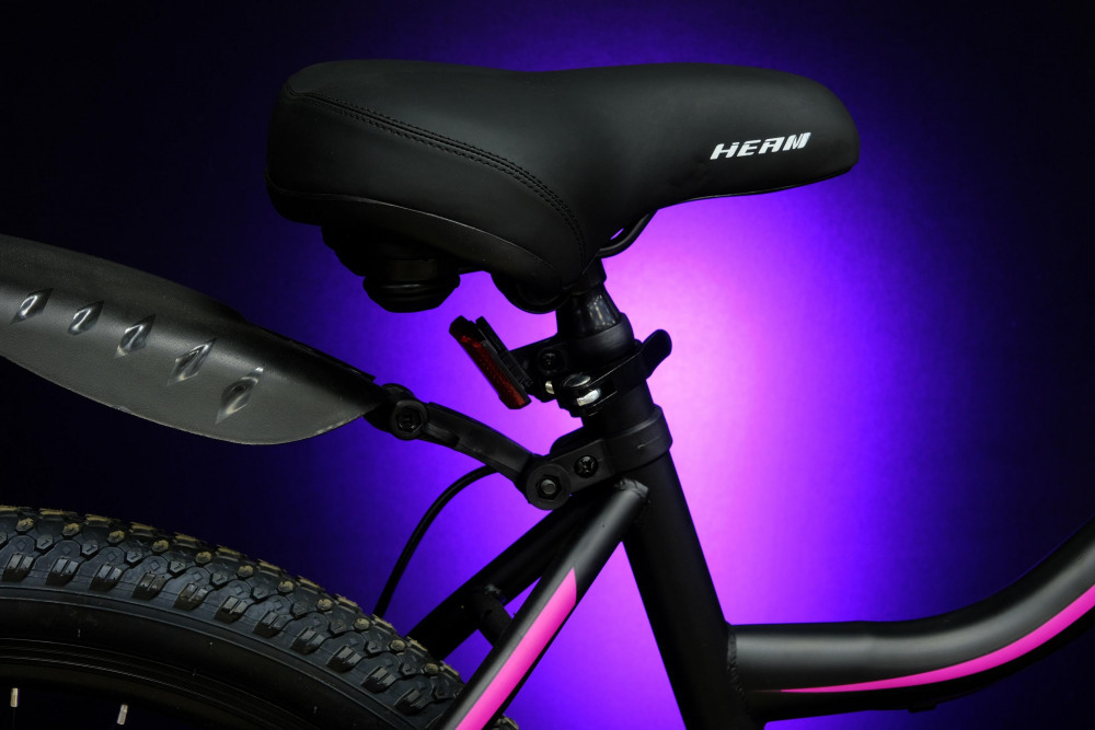 HEAM MATRIX 26 GIRL DISK Матовый Чёрный/Розовый рама 19 (на рост 171-182)